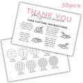 Cake Cutting Cards 30 pack