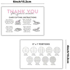 Cake Cutting Cards 30 pack