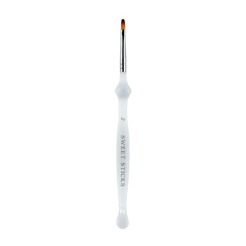 Sweet Sticks Clear Grip Filbert Paint Brush no 2