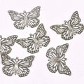More Decos Sweet Butterflies - Silver Pack of 10
