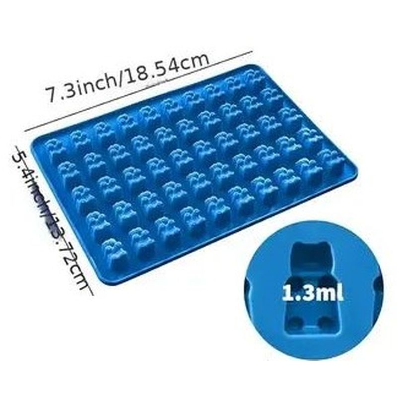 Silicone Mould Mini Gummi Bears 60 cavity