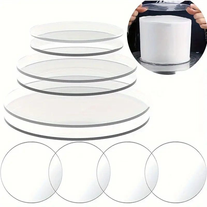 Round Ganache Boards 4/6/8inch 3pc Set