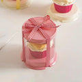 Mini Cylinder Cupcake Box Pink 1pc