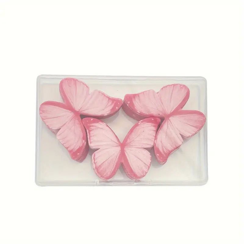 Edible Wafer Butterflies Pink 60pc