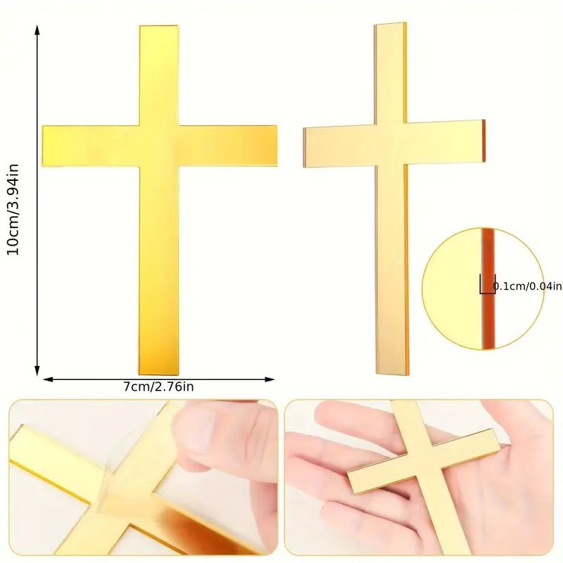 acrylic-topper-gold-cross-1pc