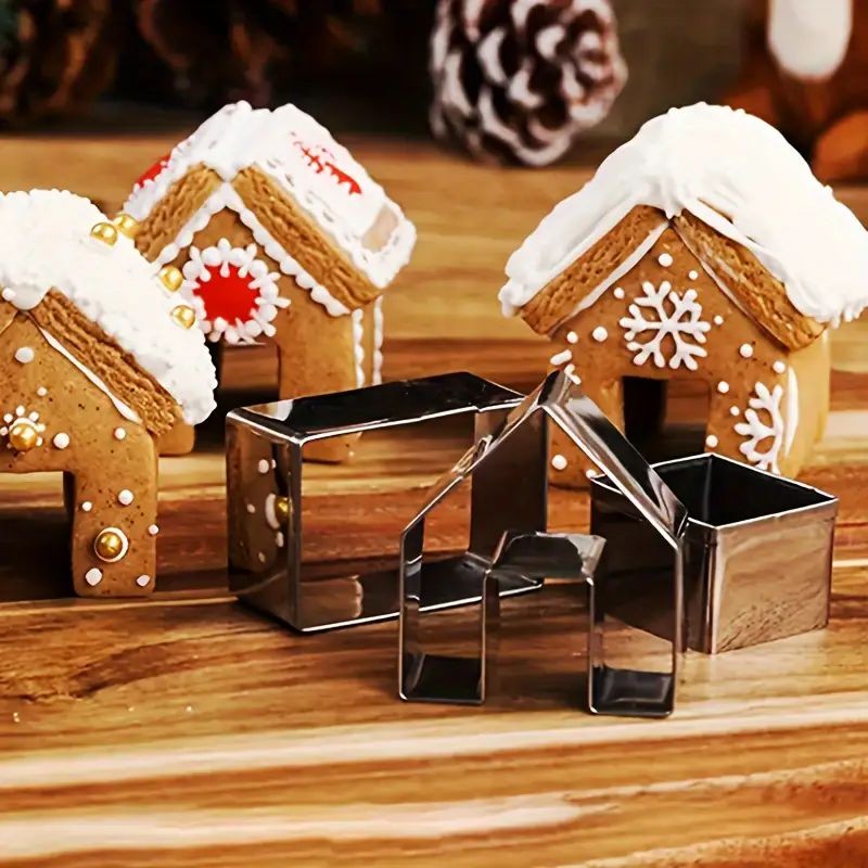 Cookie Cutter SS Mini Gingerbread House Set