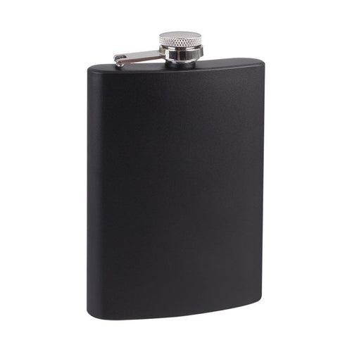 bartender-stainless-steel-hip-flask-matte-black-8-ounce-237ml