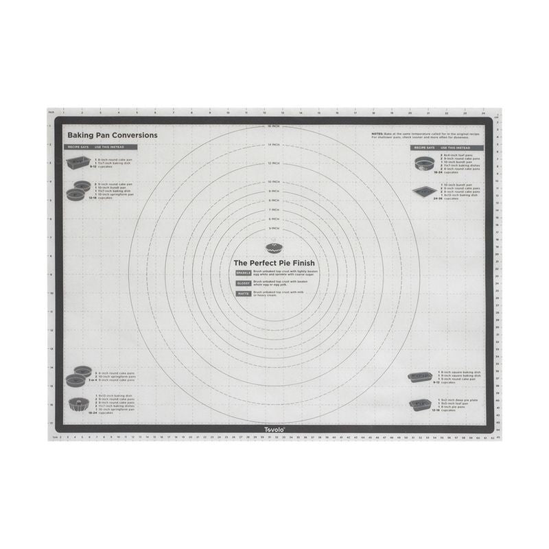 Tovolo Truebake Silicone Pastry Mat 63.5 x 45.5cm - Charcoal
