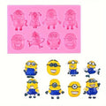 Silicone Mould Minions 8 cavity