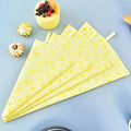 Piping Bag 4pc Set Yellow 10/12/14/16inch