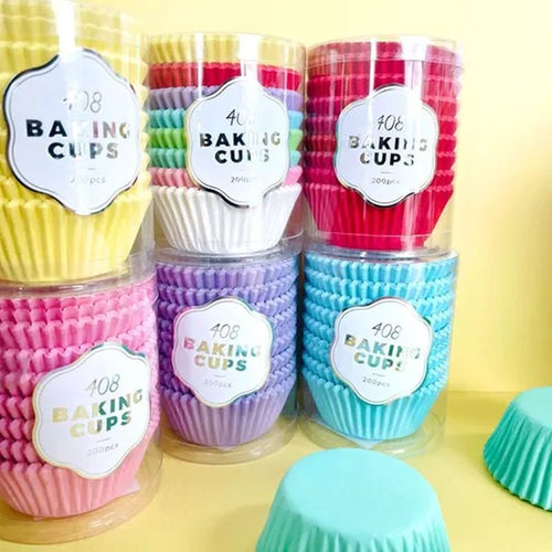 Cake Craft Baking Cups - 408 - Mixed - 200 piece pack