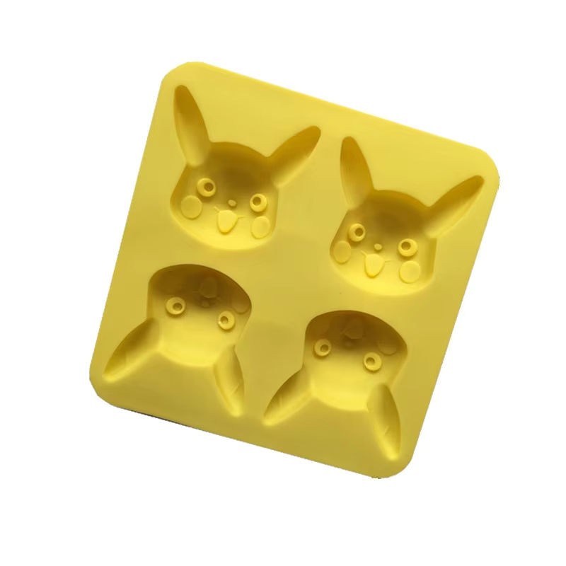 Silicone Mould Pokemon Pikachu 4 cavity