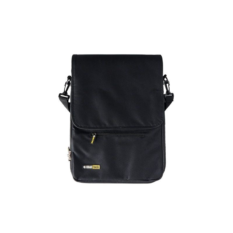ChefTech Messenger Style Knife Black Bag - 6 pockets