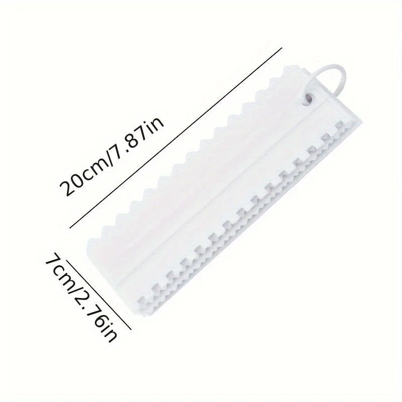 Buttercream Cake Scraper 4pc Set Assorted Designs