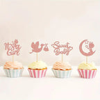 cupcake-topper-baby-shower-girl-rose-gold-12pc