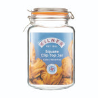 Kilner Clip Top Square Jar 3L