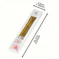 Cake Candle Gold Glitter 6pc