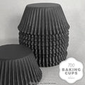 Cake Craft Baking Cups - 700 - Black - 200 piece pack