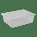KH Classik Chef Gastronorm Food Pan Clear PC â€“ 1/2 Size 100mm