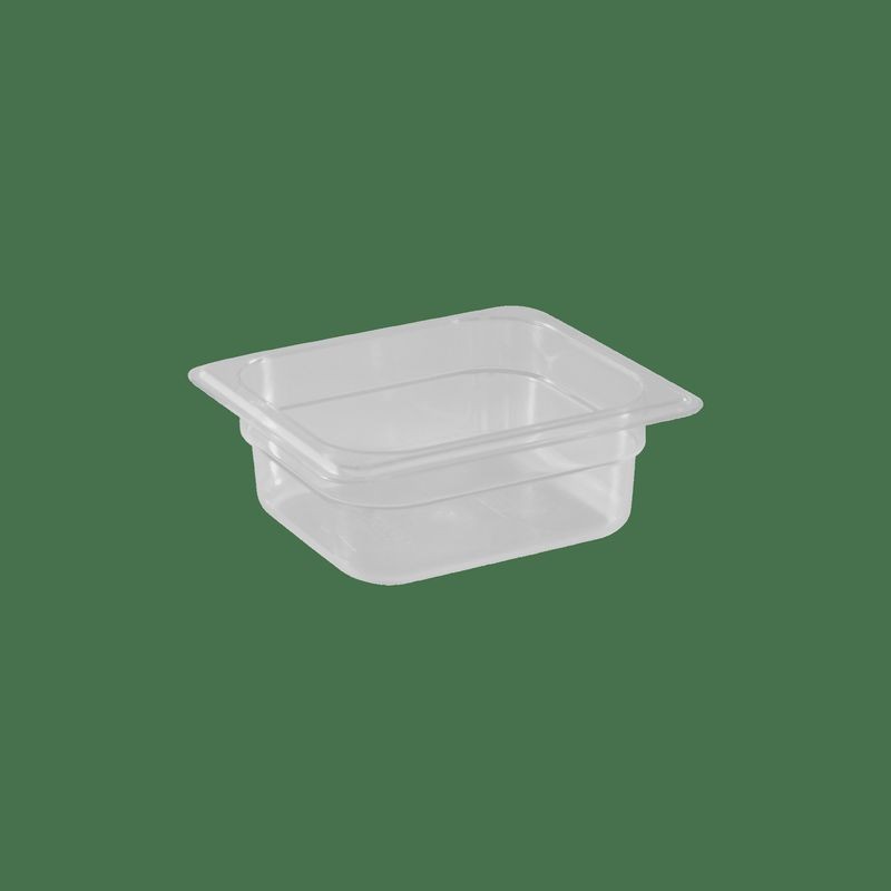 KH Classik Chef Gastronorm Food Pan Clear PC â€“ 1/6 Size 65mm