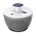 KH Hands On Salad Spinner Push White & Grey 6Lt