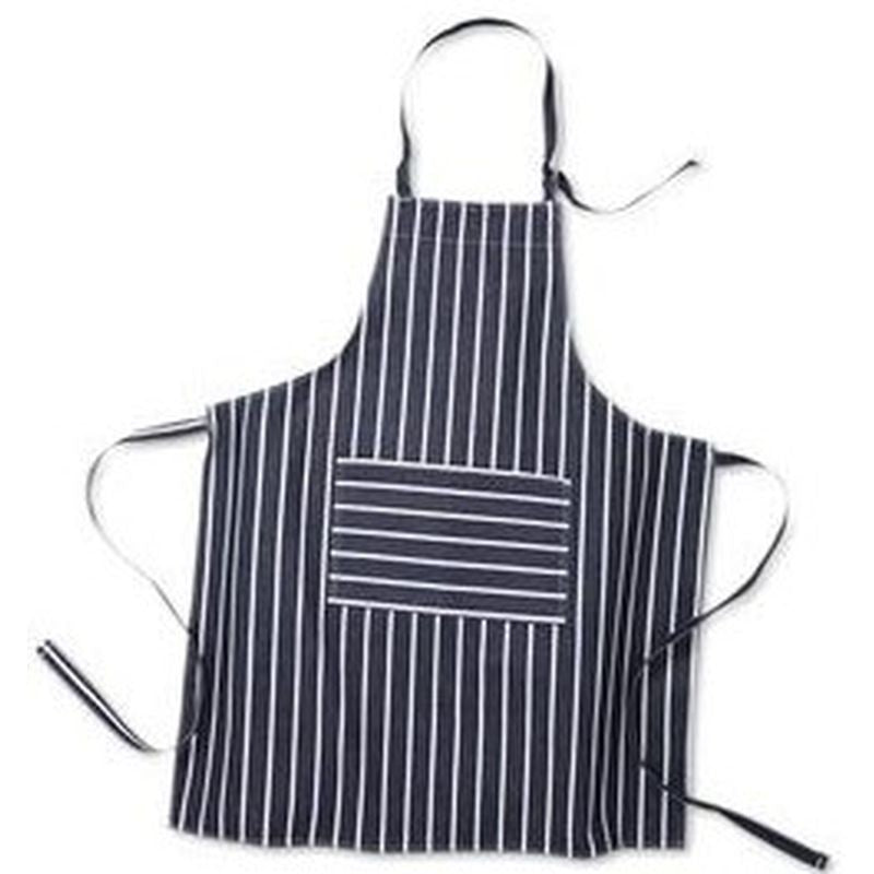 Ramco Bib Apron Blue Stripe