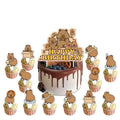 Cake Topper Capybara 13pc Set