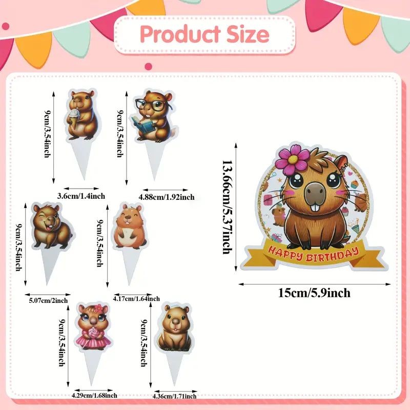 cake-topper-capybara-girl-25pc-set