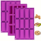 Silicone Protein Bar & Snack Mold – 8 Cavity