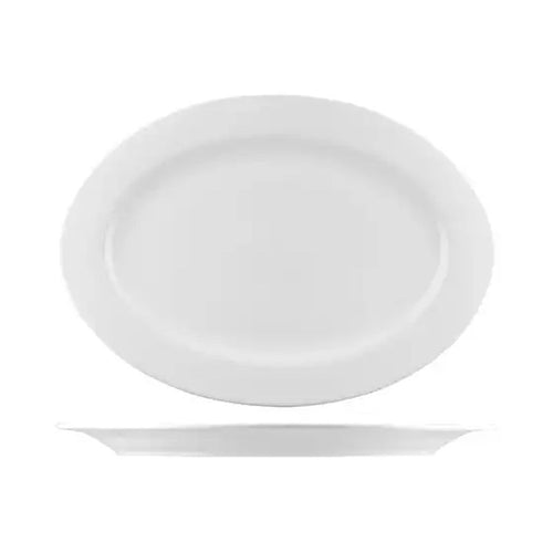Bistro Oval Plate - Wide Rim 355mm