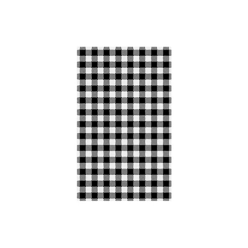 Moda Greaseproof Paper - Gingham Black & White 190x310mm 200pc