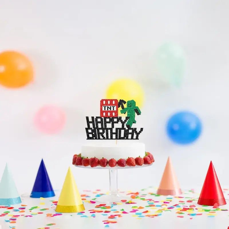 cake-topper-creeper-happy-birthday-glitter
