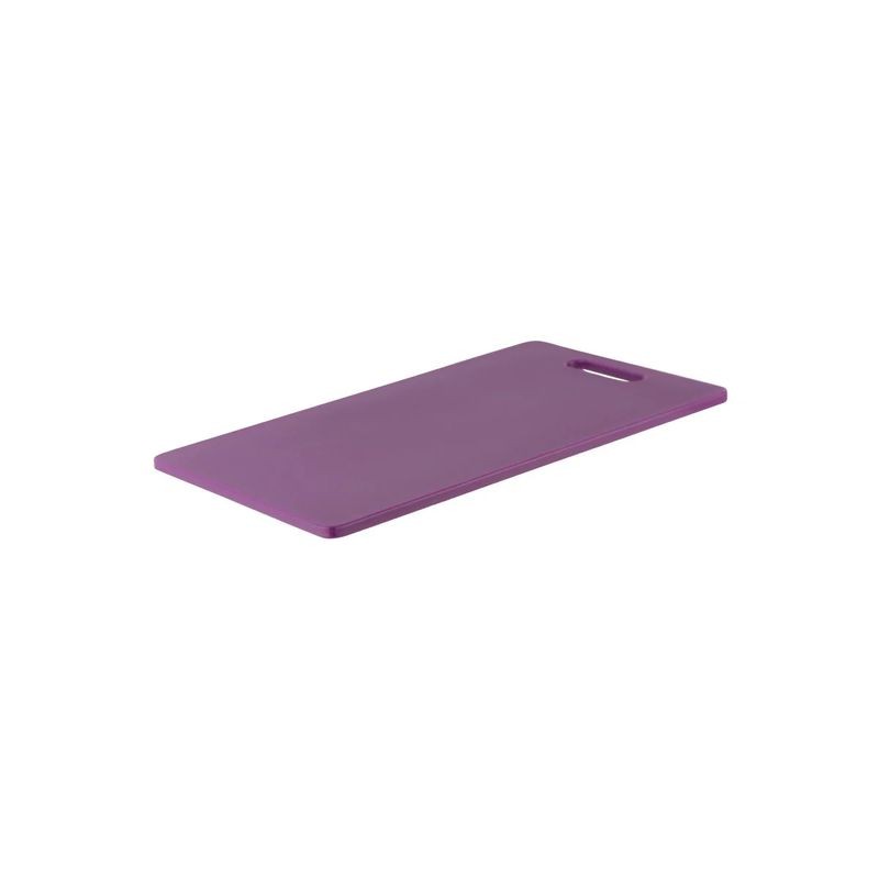 Chef Inox Cutting Board Polyethylene Purple with Handle 450x300x12mm