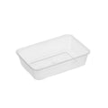 Genfac Rectangle Clear Container 1000ml - 50 pack