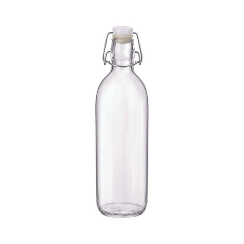 Bormioli Rocco Emilia Bottle with white Lid 1.0Lt