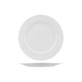 Bistro Porcelain Wide Rim Round Plate - 260mm