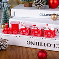 Cake Topper Mini Red Christmas Train