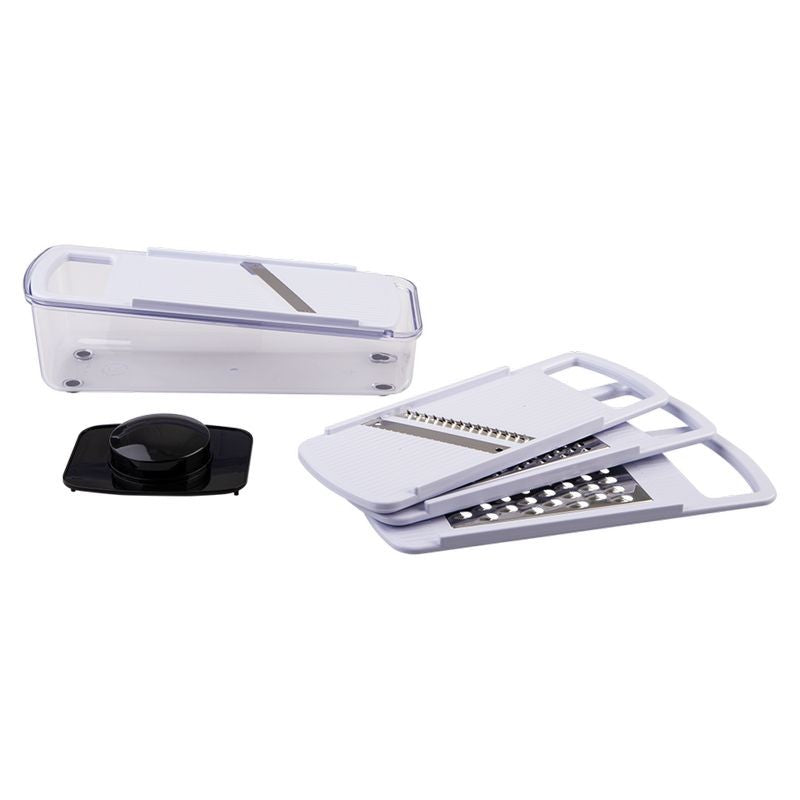 appetito-multi-slicer-grater-set-white-6-pieces