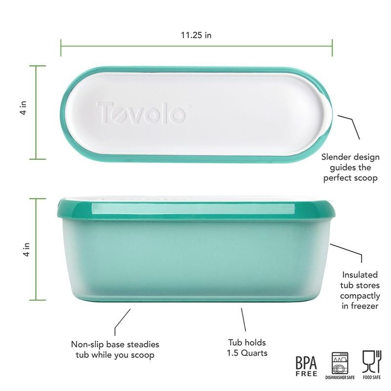 Tovolo Ice Cream Tub Tropical Breeze 1.4L