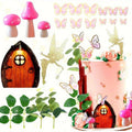 Enchanted Forest Cake Topper Set â€“ 19 Piece Decoration Kit