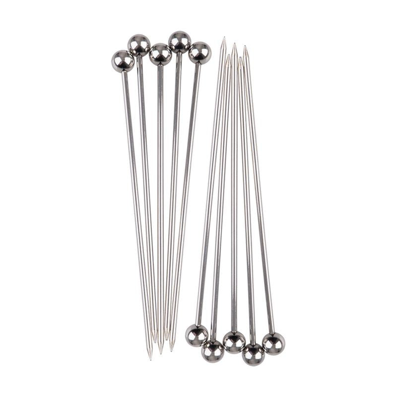 Bartender Stainless Steel Cocktail Picks - set of 10