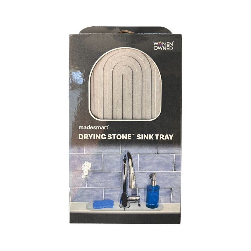 madesmart-drying-stone-small-sink-tray-2-piece-set