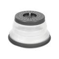 Tovolo Collapsible Microwave Food Cover - Charcoal - 21.5cm