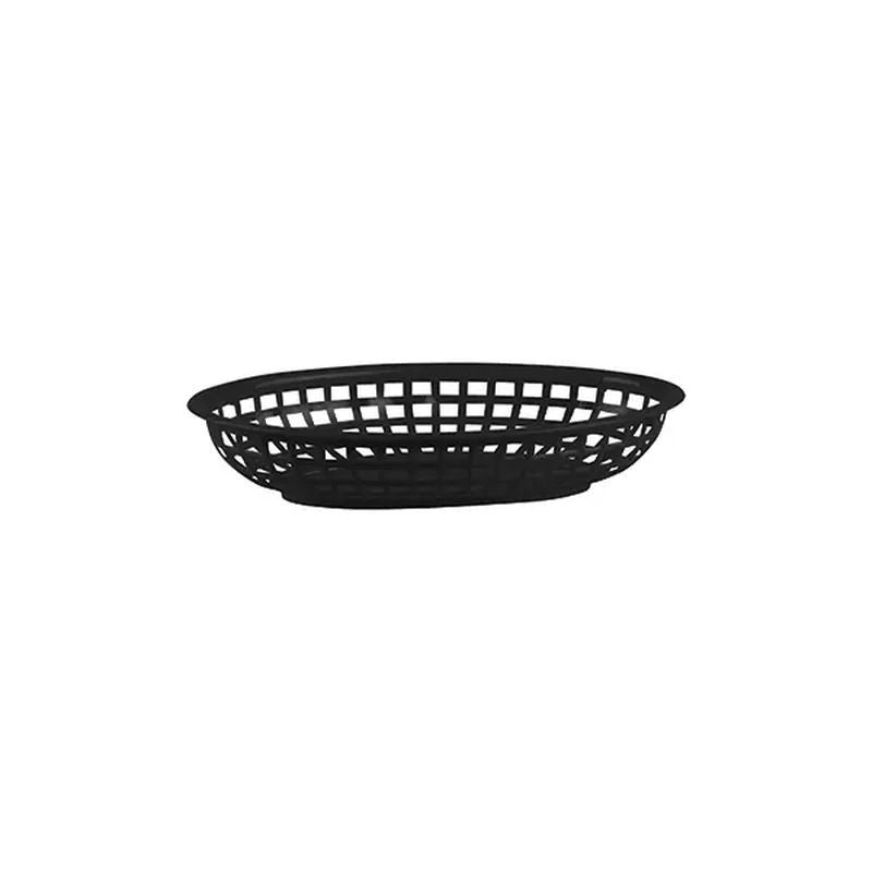 Trenton Serving Basket - Oval Black 240x150x50mm