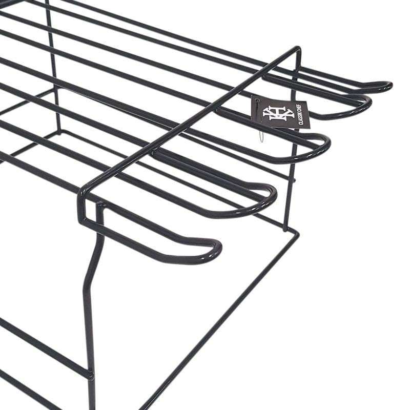 kh-upside-down-glass-rack-pvc-coated-black-425x350x220mm