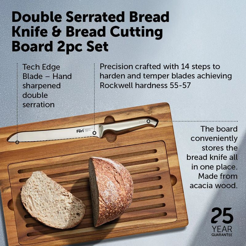 furi-double-serrated-bread-knife-bread-cutting-board-set-2-piece