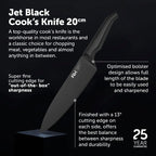 Furi Jet Black Knife Set -  Cooks & Pairing Knives - 2 Piece