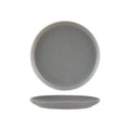Tablekraft Urban Grey Round Coupe Plate 268mm - 4 PACK