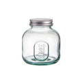 Eco Recycled Rustico Clear Storage Jar - 350ml