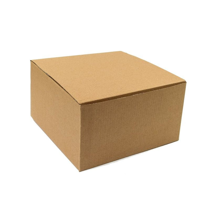 8 inch x 12 pack Brown Pop Up Cake Box Bake Group